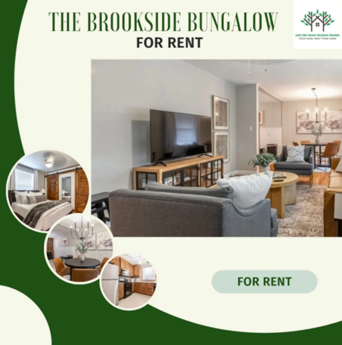 A bright, inviting living and dining space featuring a plush sofa facing a large television, a stylish coffee table, and a cozy dining area—all designed for comfort and togetherness. Warm natural light streams in, setting the scene for relaxation, movie nights, or shared meals.
